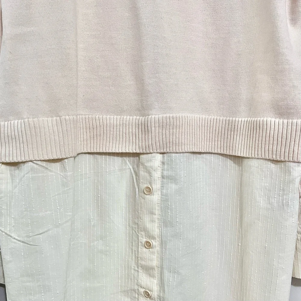 NWT COS Beige Sweater and White Button Down Duo MSRP $125 - Picture 7 of 8